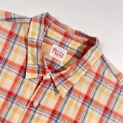 Papas パパス WORLD TOUR チェック 長袖 シャツ L/マルチカラー系 メンズ