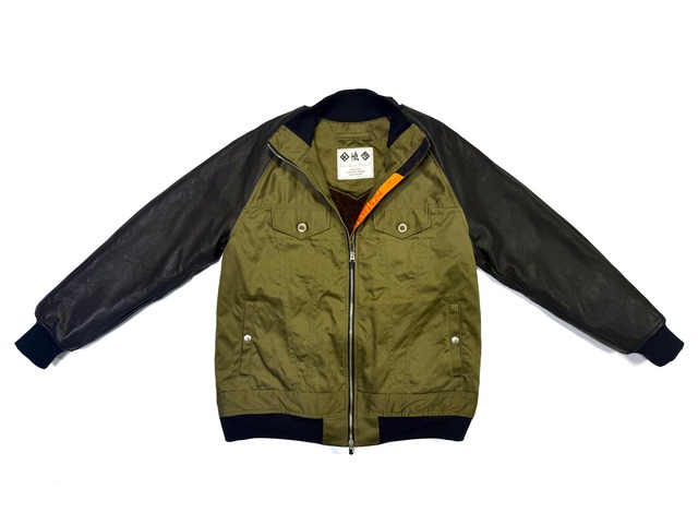 25AW 【憤 -fˈʌn-】デニム3rd タイプジビエ鹿レザースリーブラグランジャケット /【憤 -fˈʌn-】DENIM 3rd Type Gibier Deer Leather Sleeve Raglan Jacket 25AW 【憤 -fˈʌn-】デニム3rd タイプジビエ鹿レザースリーブラグランジャケット /【憤 -fˈʌn-】DENIM 3rd Type Gibier Deer Leather Sleeve Raglan Jacket