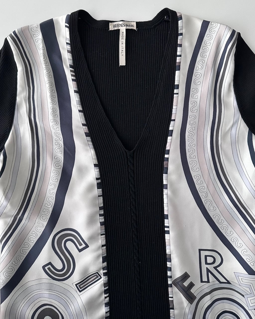 JIL SANDER METALLIC KNIT CARDIGAN | dear closet