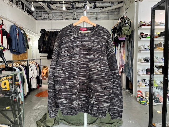 Supreme STATIC SWEATER BLACK XL 46621