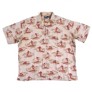 Polo by Ralph Lauren【Clayton】open collar shirt surf XL