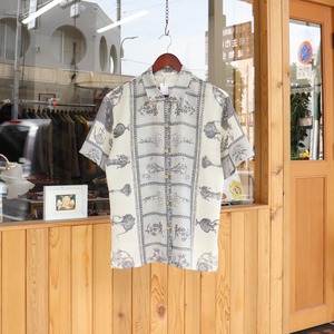 JAPAN vintage retro sheer shirt