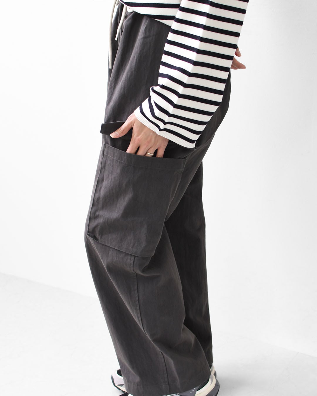 DANTON [ダントン] W PEACH SKIN CARGO PANTS [DT-E0272LUD] ピーチ