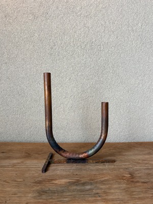 157 銅製の花器