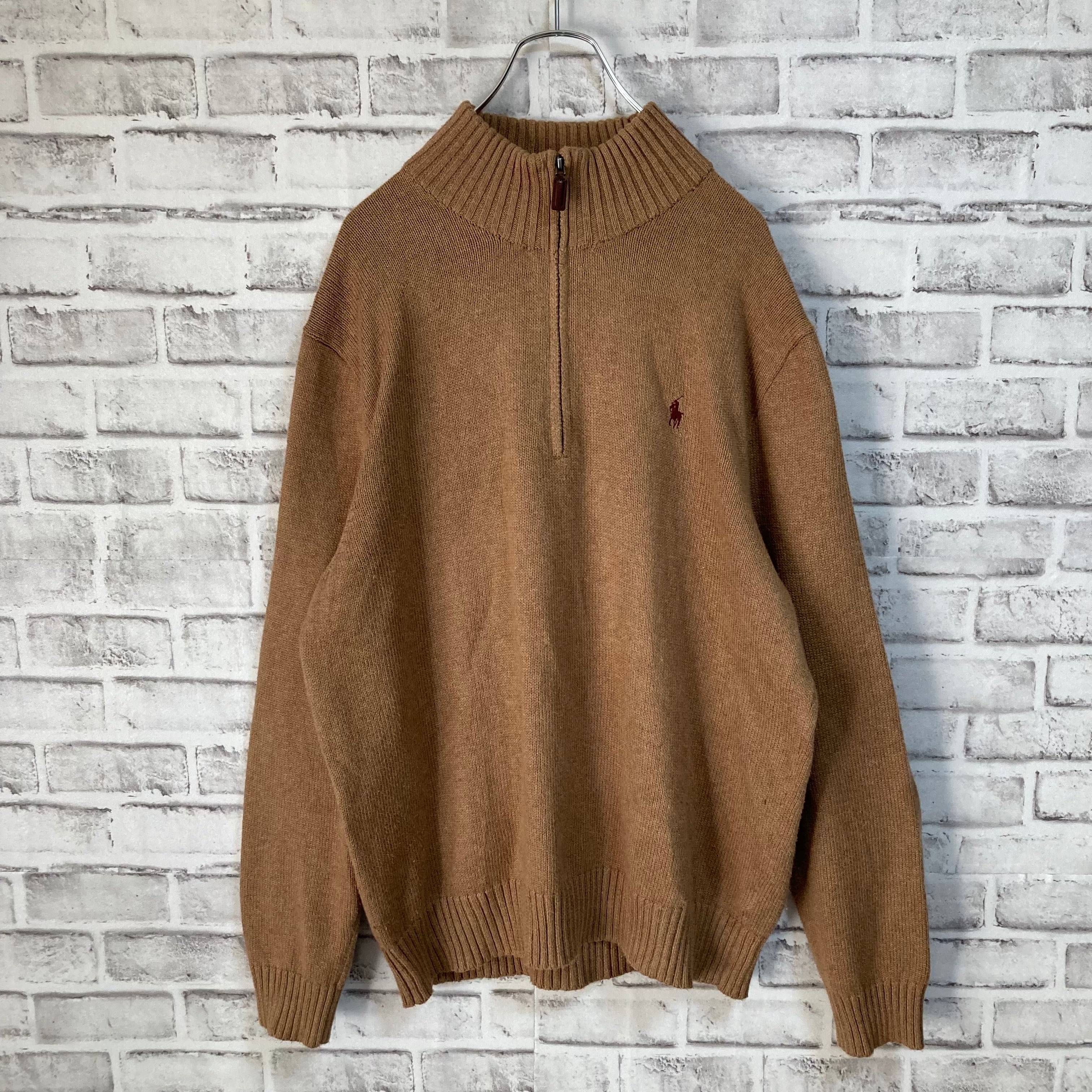 Polo Ralph Lauren】 Halfzip Knit L ポロ ラルフローレン ハーフ