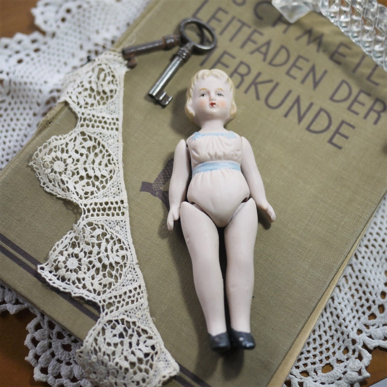 ミニョネット ビスクドール 13cm ヴィンテージイギリス