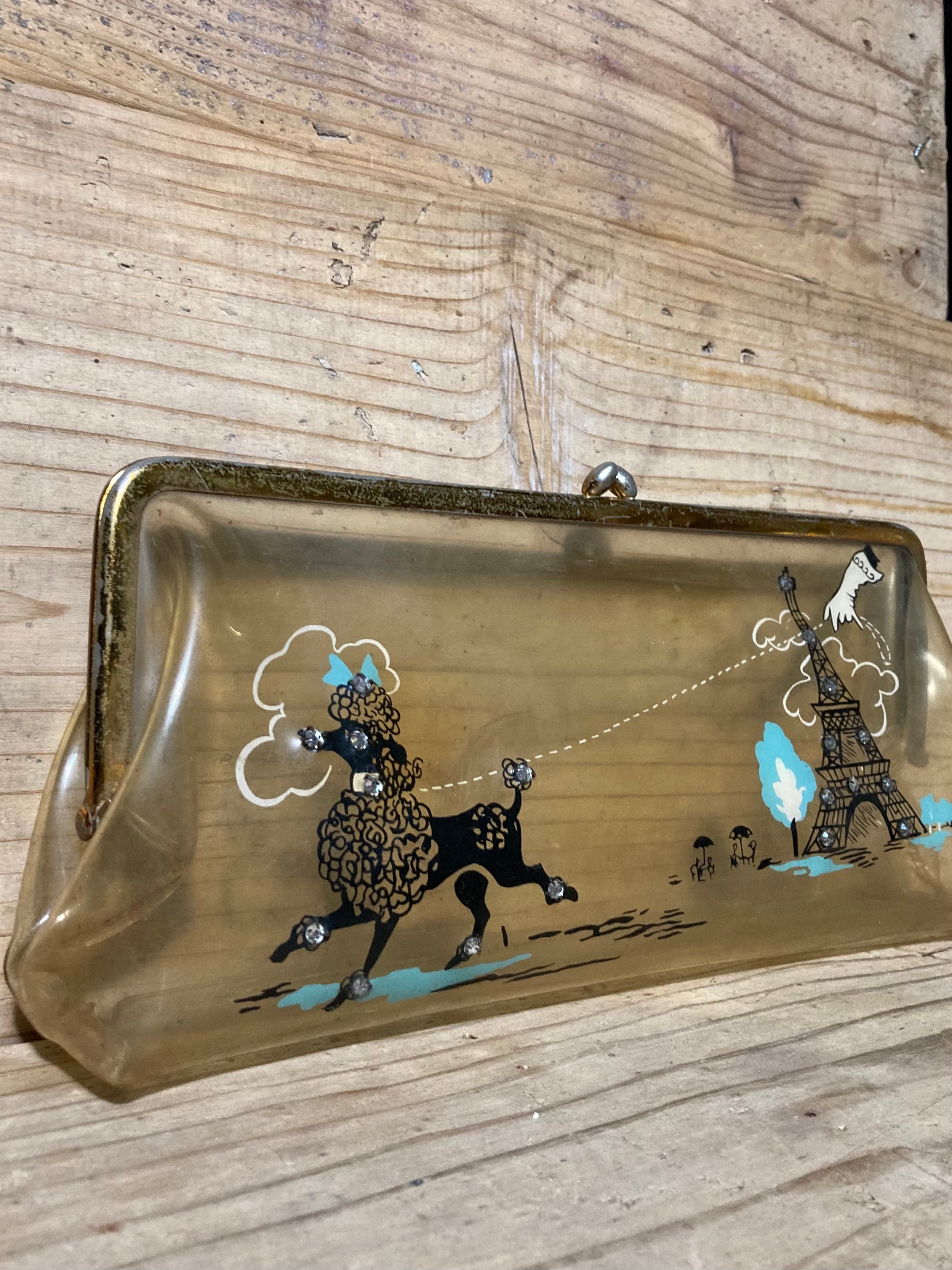 50s POODLE CLUTCH BAG (beady clothing)