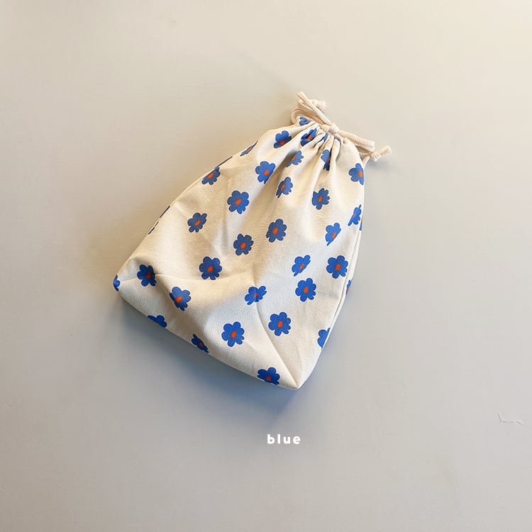 お弁当袋〈ajisai アジサイ〉花 レトロ かわいい 入園 入園グッズ お弁当 ランチ 巾着 男の子 女の子