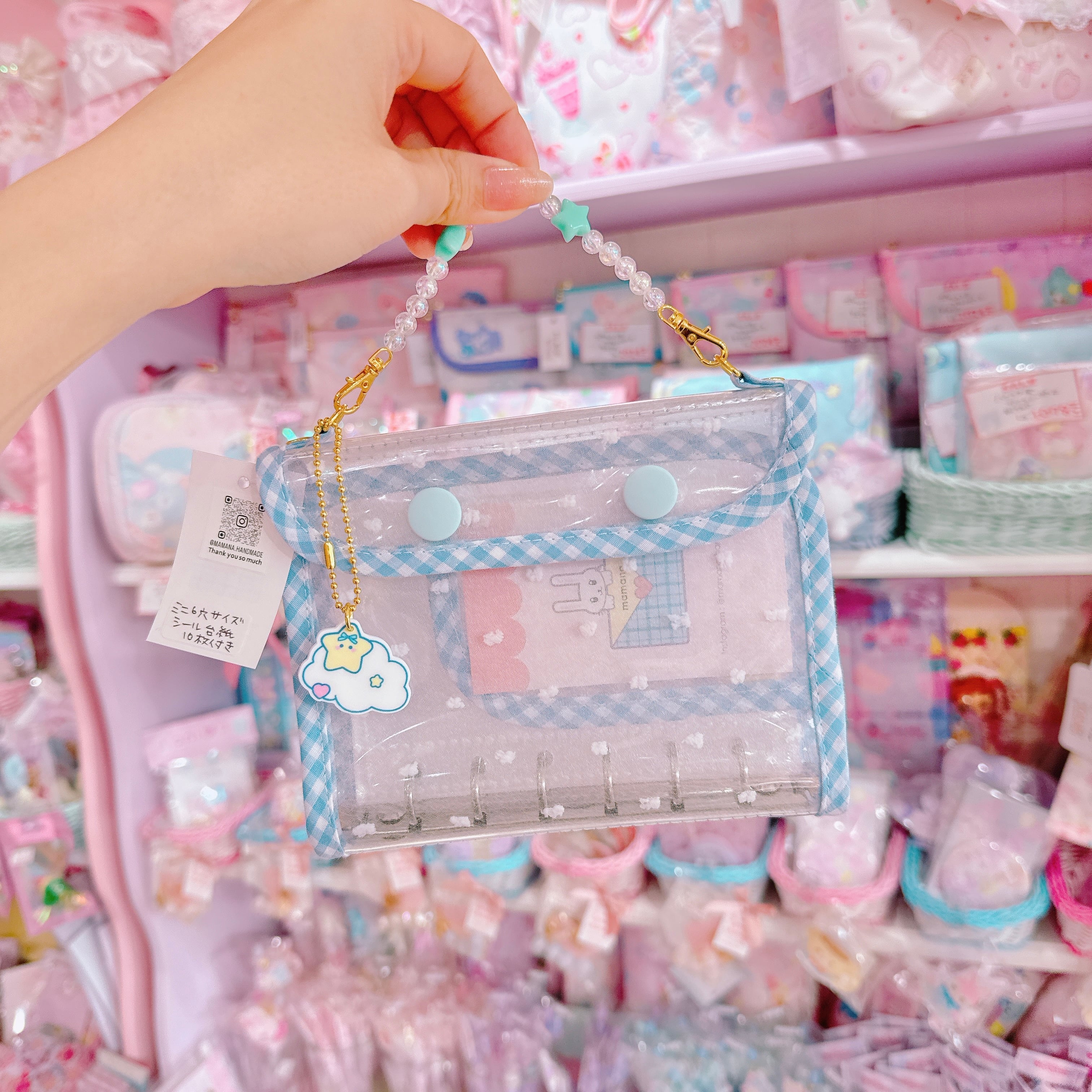 【N4】49-2バッグ風シール帳