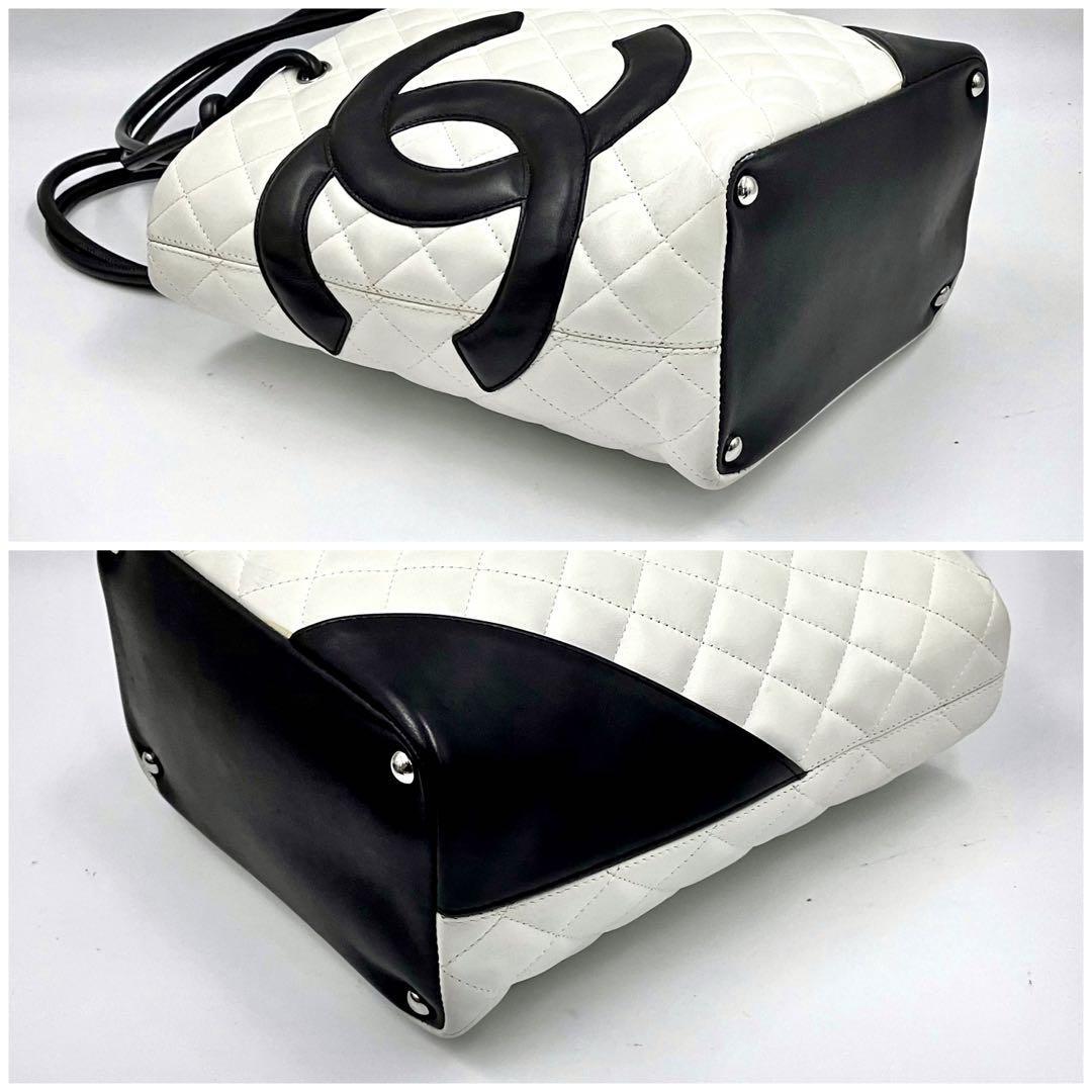 鑑定済み✨シャネル 2067 カンボンライン トート ハンドバッグ 備品  