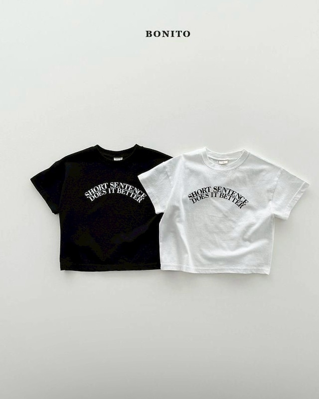 【先行予約５％OFF 5/20 23:59まで】2373 logo T(７０～１２０相当) / BONITO