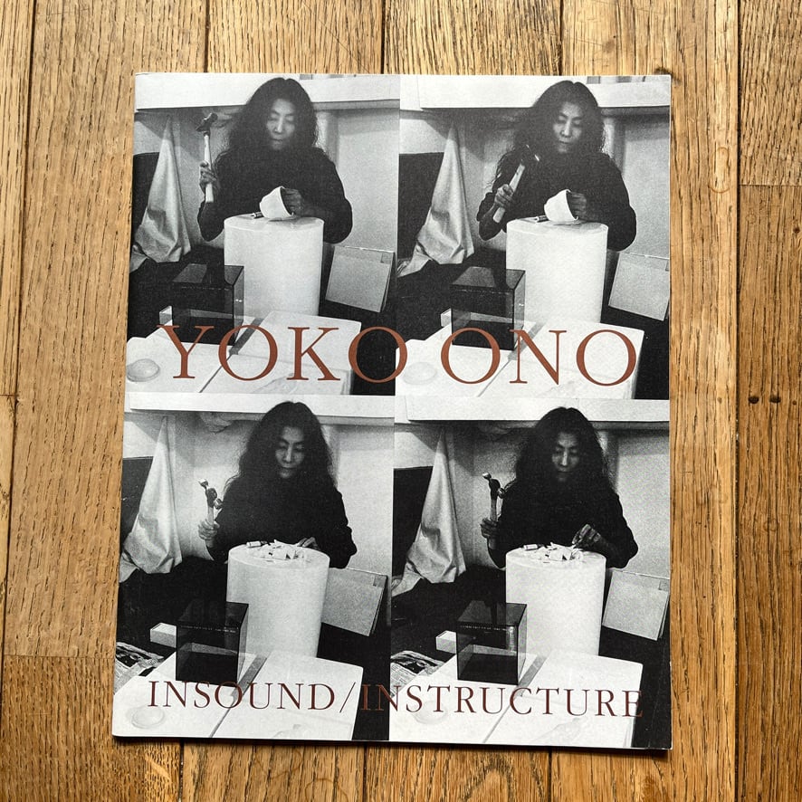 【絶版洋古書】オノ・ヨーコ YOKO ONO   Yoko Ono : insound/instructure  The Sonia Henie and Niels Onstad Foundation 1990     [3100155]