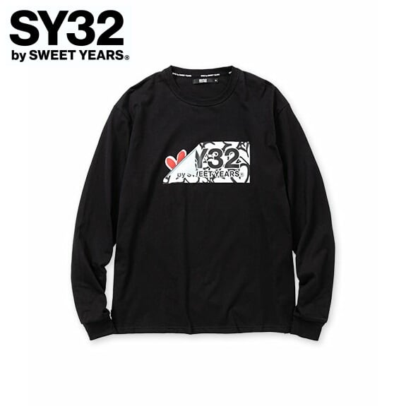 SY32 黒色　ロンT
