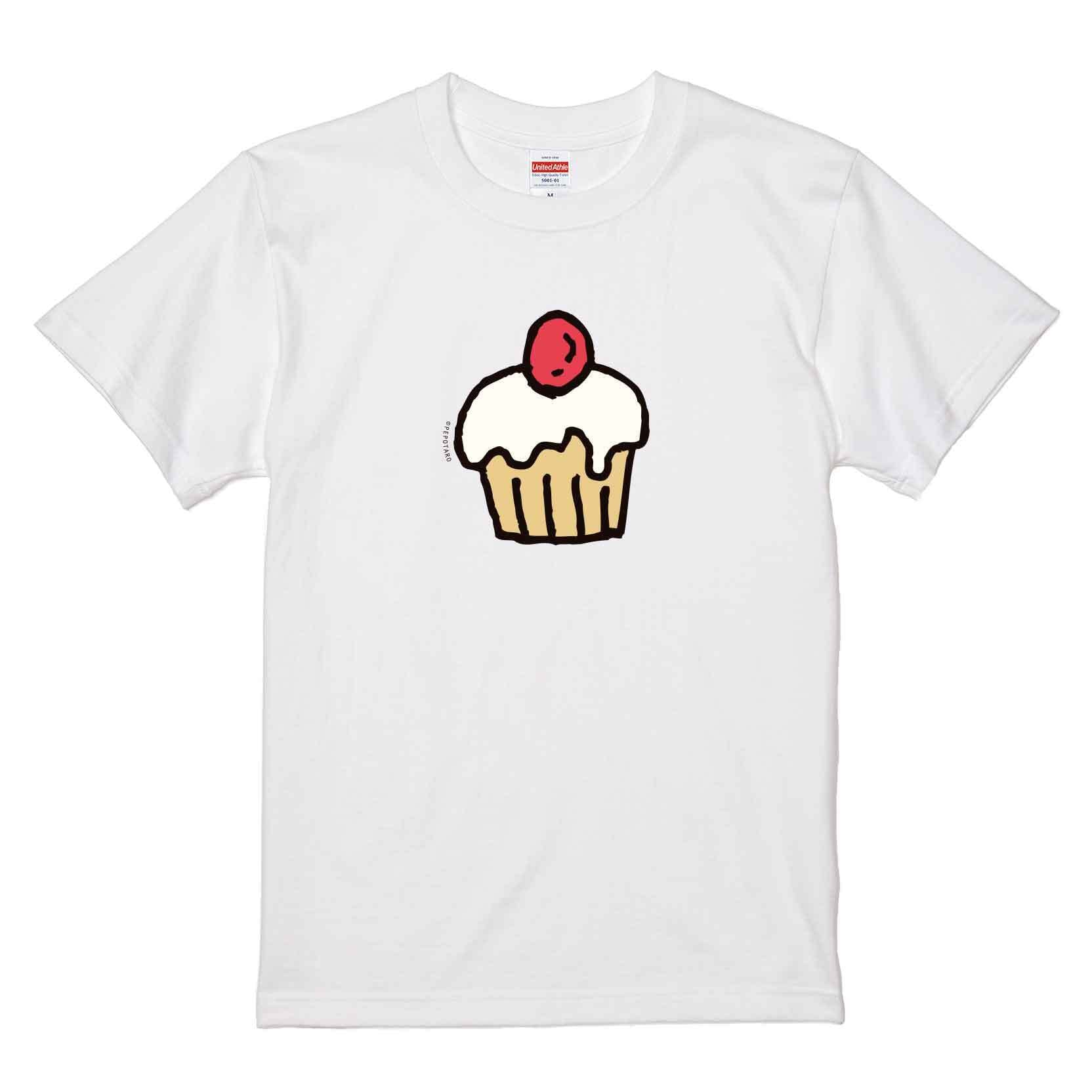 Cupcake / Tシャツ / PEPOTARO /  -WHITE-