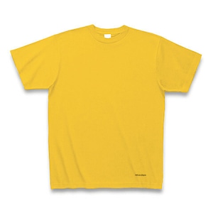 無地 Tシャツ ヘビーウェイト5.6oz (AdvanceJapan小ロゴ入り) ゴールドイエロー
