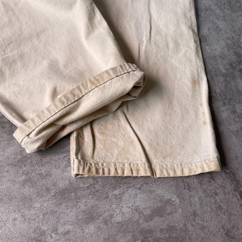 80s 星タグ USA製 ホワイト ダブルニー Carhartt pants 詳細写真15