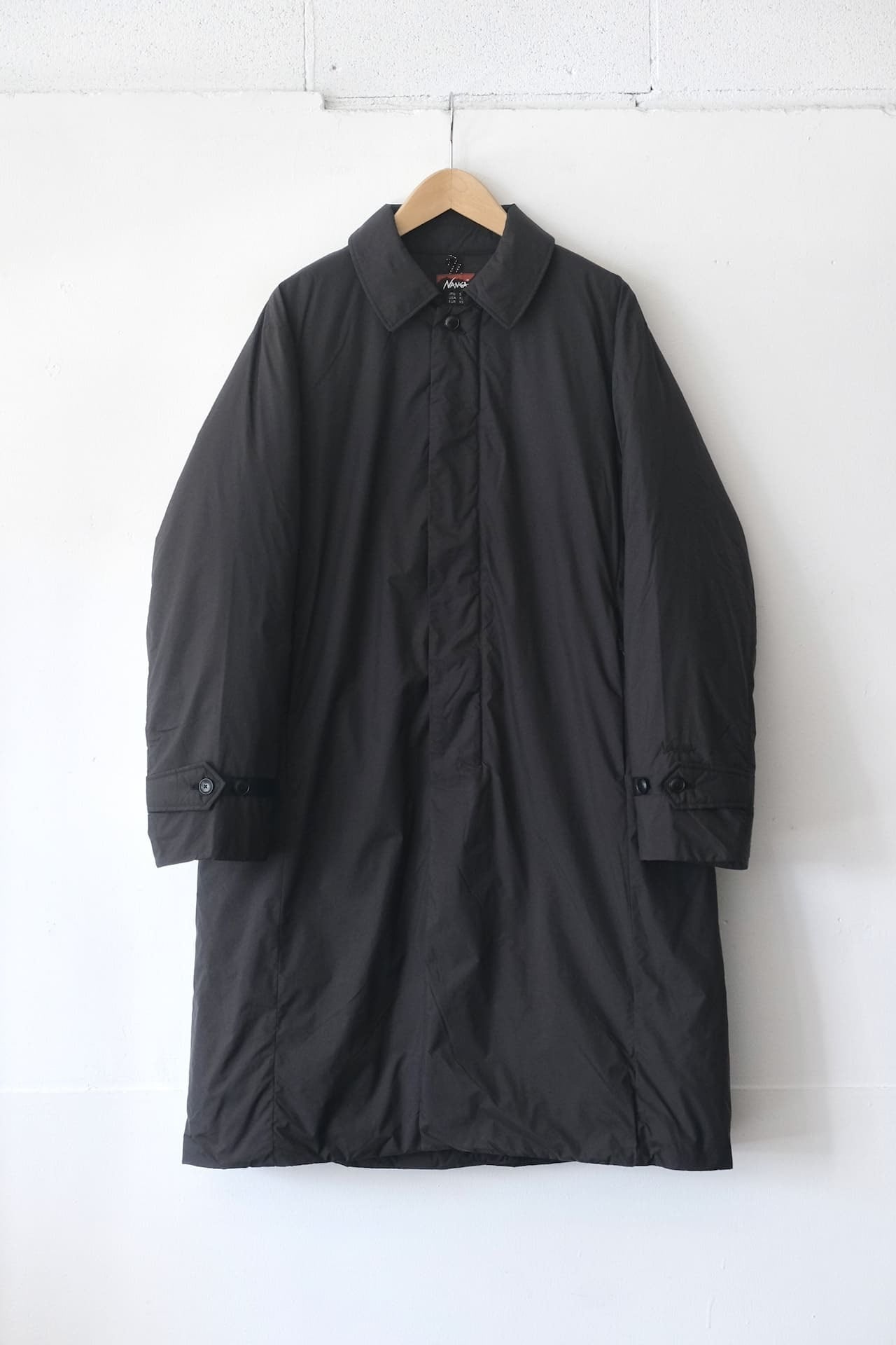 NANGA DOWN BAL COLLAR COAT Black | Directors Web Shop