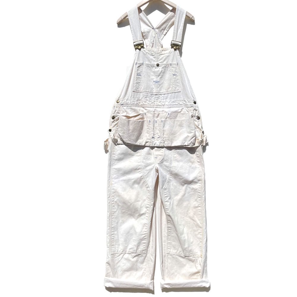 HERCULES - Union Made] Vintage Cotton Canvas Overalls with Apron