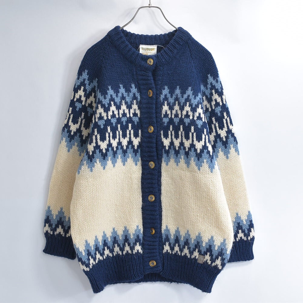 古着 ビンテージ  80s ロング ニット 羽織 カーディガン セーター 0f513241cbf6b5a3ed2b7db0bf194e