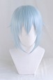 コスプレ耐熱ウィッグ パステルアクアブルー ショート ウルフカット キャラクターウィッグ ★アイドリッシュセブン IDOLiSH7/四葉環 ★A3!/斑鳩三角 等 ★即納品★