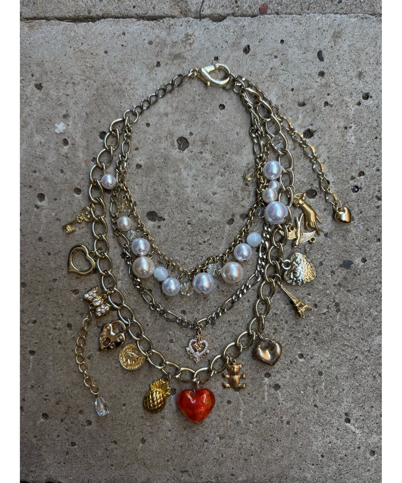 COLLENTE Originaldesign vintagecharm choker toys-4569-3