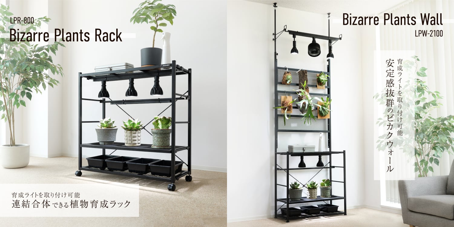BIBILAB(ビビラボ) ビザールプランツラック LPR-800-BK ブラック