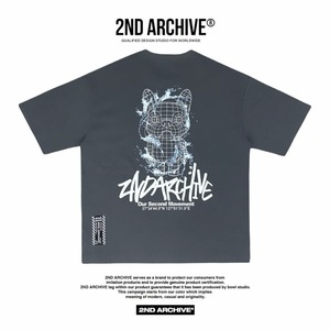 2ND028 2NDARCHIVE Tシャツ 韓国ファッション オーバーサイズ ユニセックス