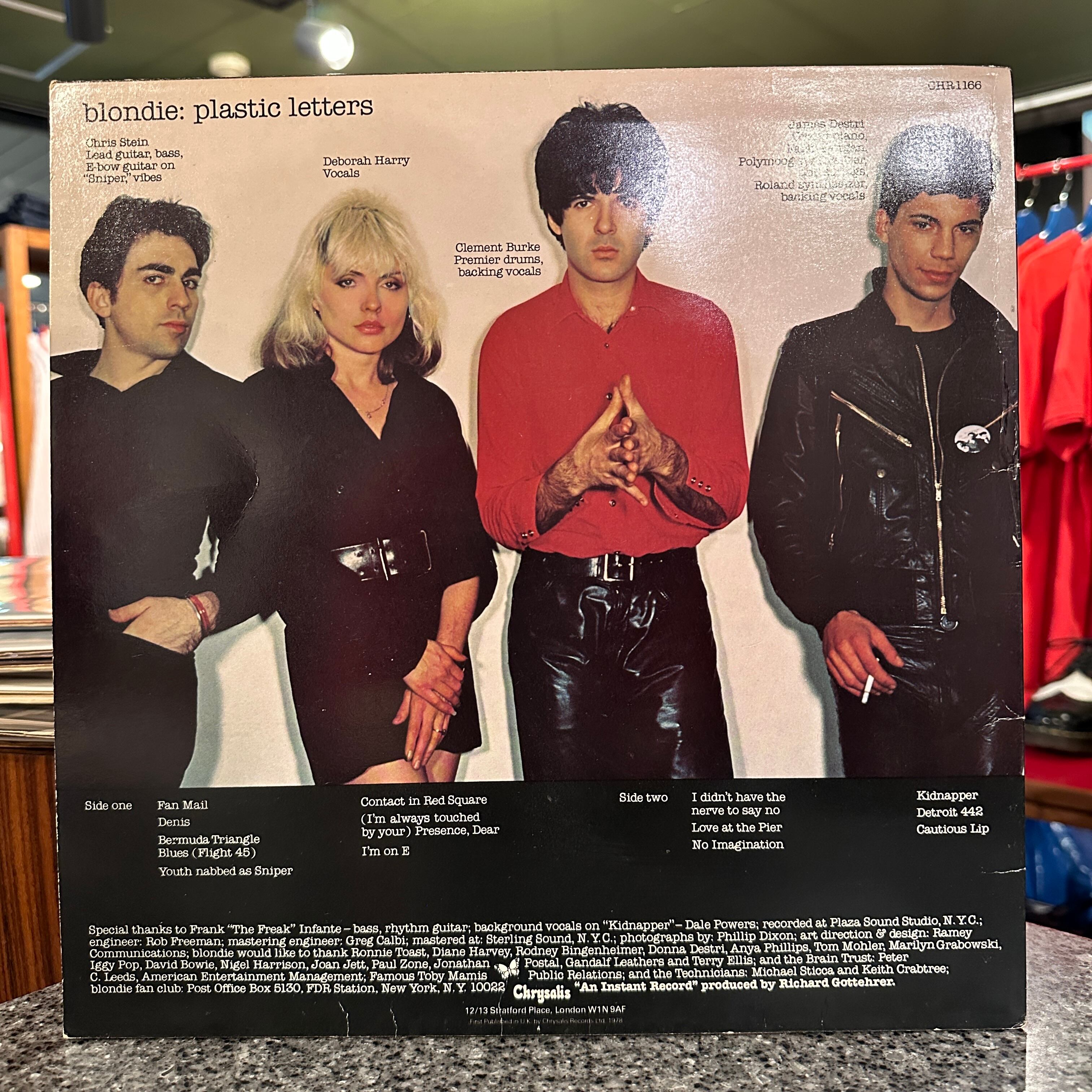 LP】BLONDIE/Plastic Letters | SORC 中古アナログレコード専門店
