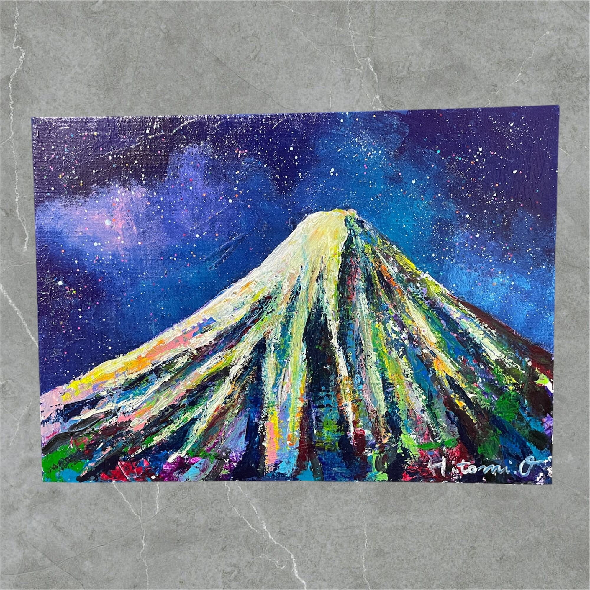 A-146/24】風景画 ハワイ 海 原画 絵画 キャンバス 真作 インテリア