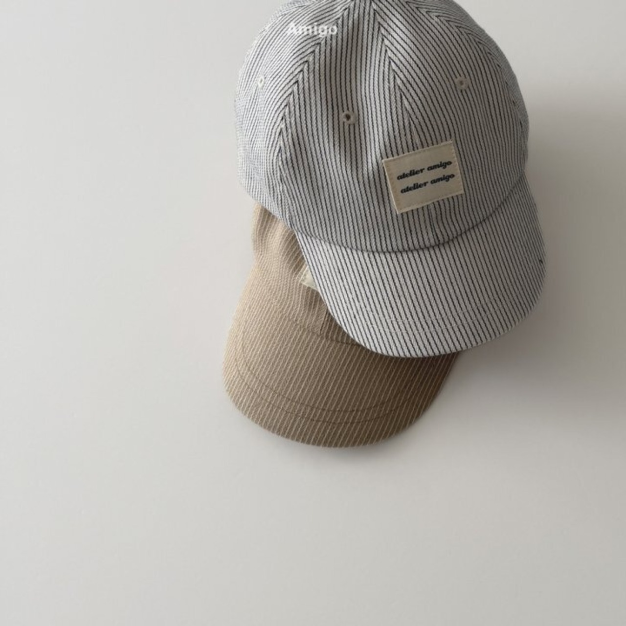 Amigo 26/SS ストライプキャップ帽