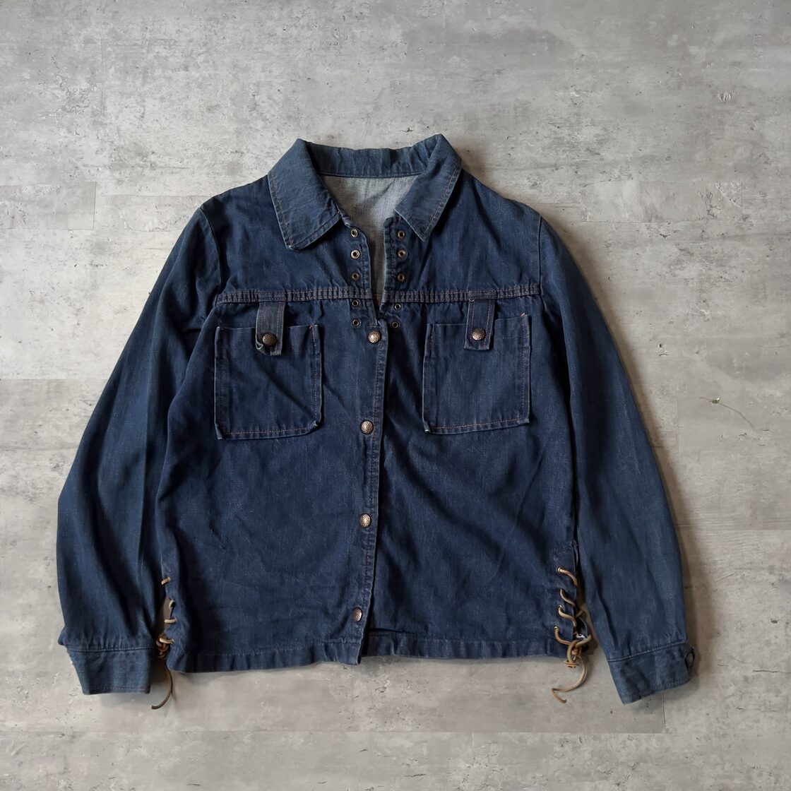 60s-70s ストア系 western denim jacket 60年代 70年代 デニム 