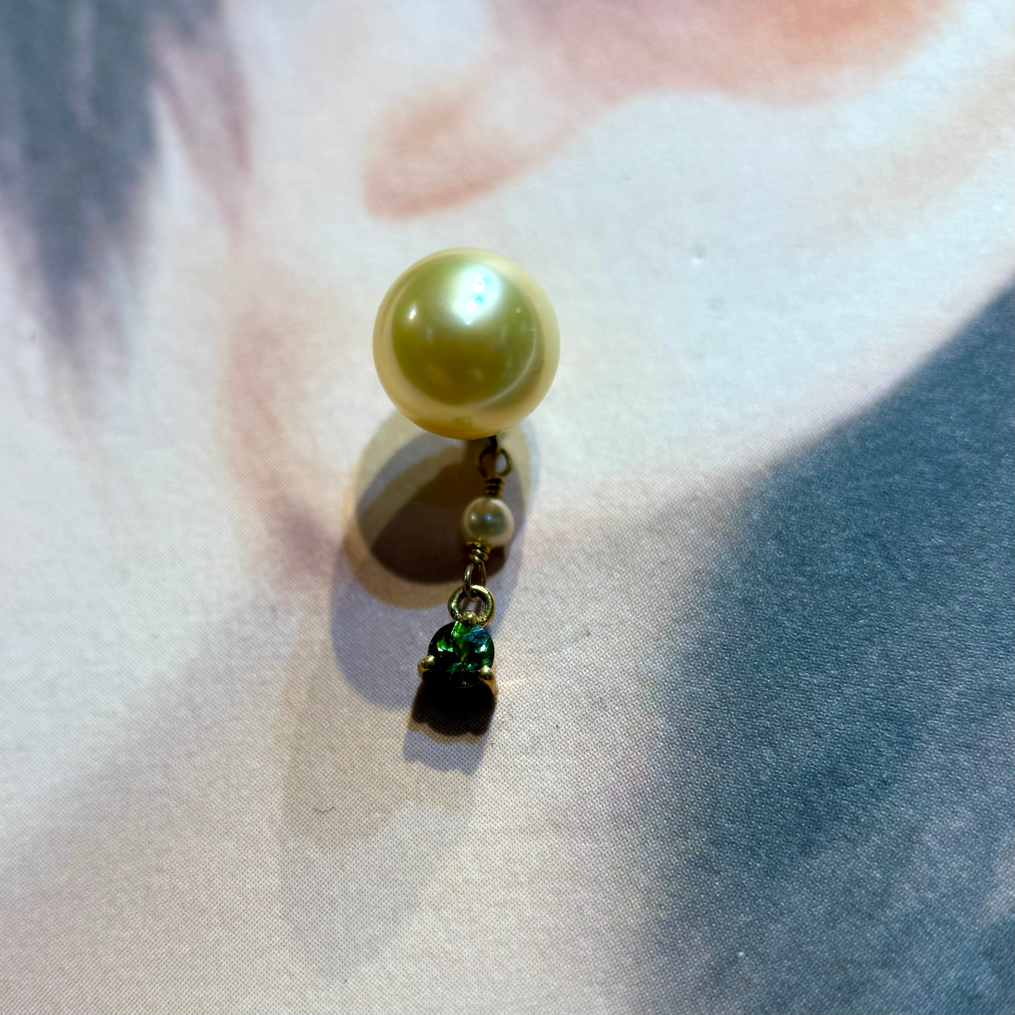 南洋珠ケシピアス アメリカンタイプ | ジュエリー工房ヴィジェ