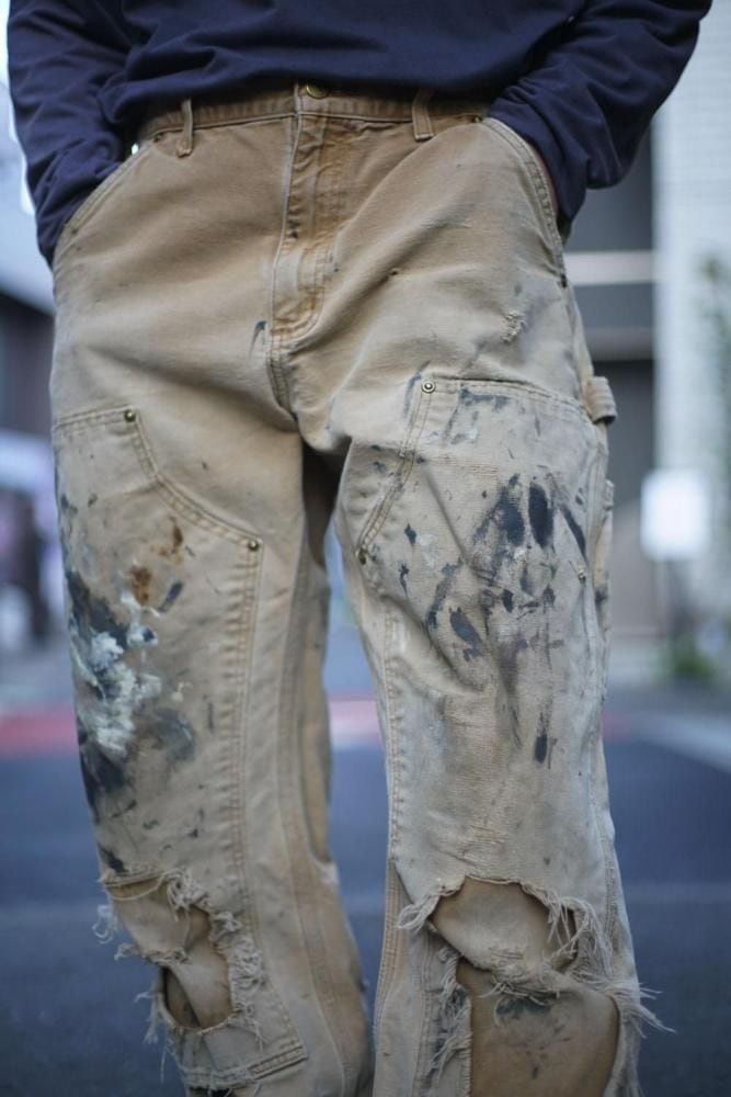 Carhartt - Made In Mexico] Vintage High Aged Double Knee Painter