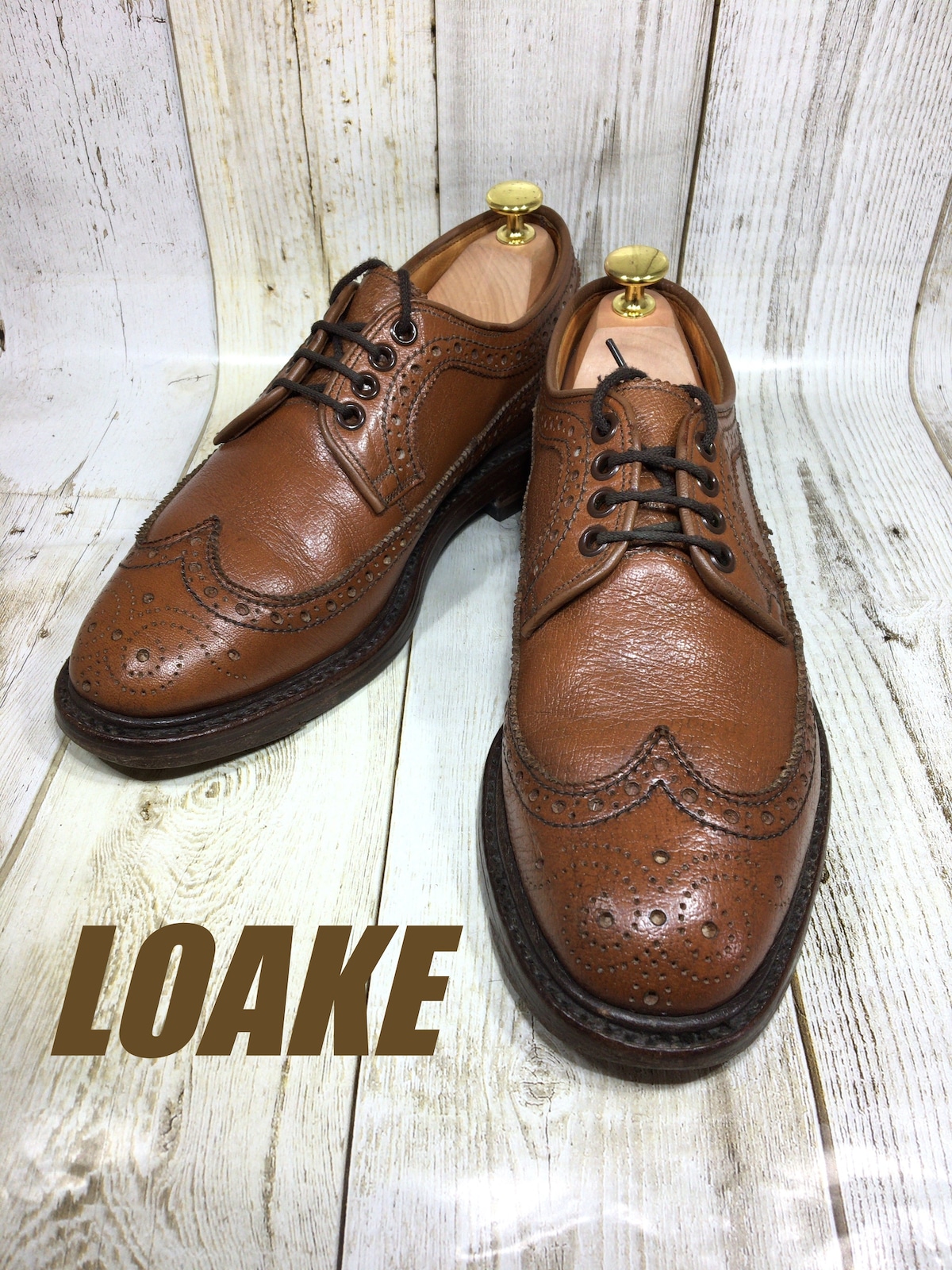 LOAKE ローク フルブローグ UK5H 24cm | 中古靴・革靴・ブーツ通販専門 