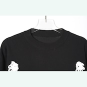 【2color】シックでエレガントな立体デコレーションクルーネックセーター 《i0521》