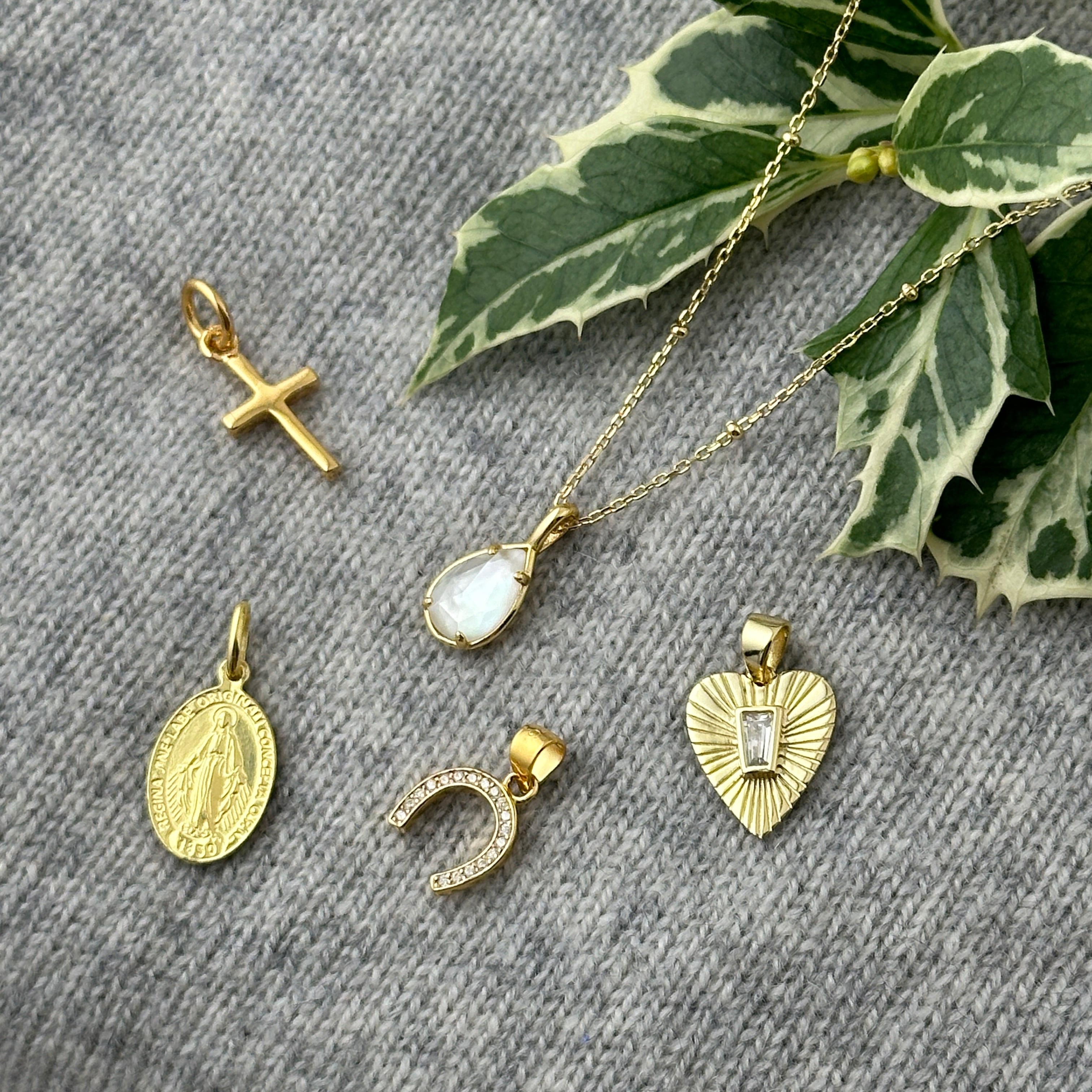 Gold Coating 着せ替え ネックレス 6点セット