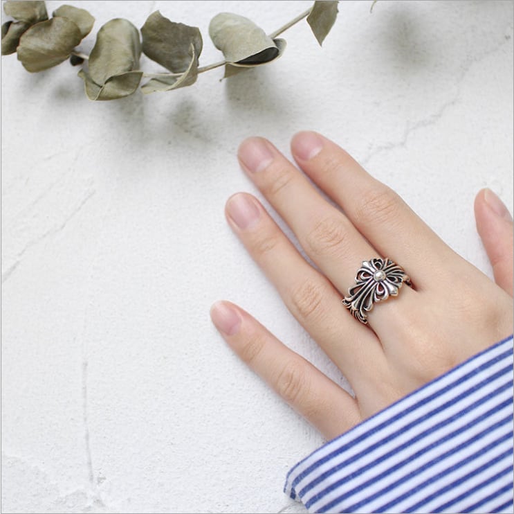 SV925-33 ring シルバー925 巾着付き シルバーアクセサリー リング 925