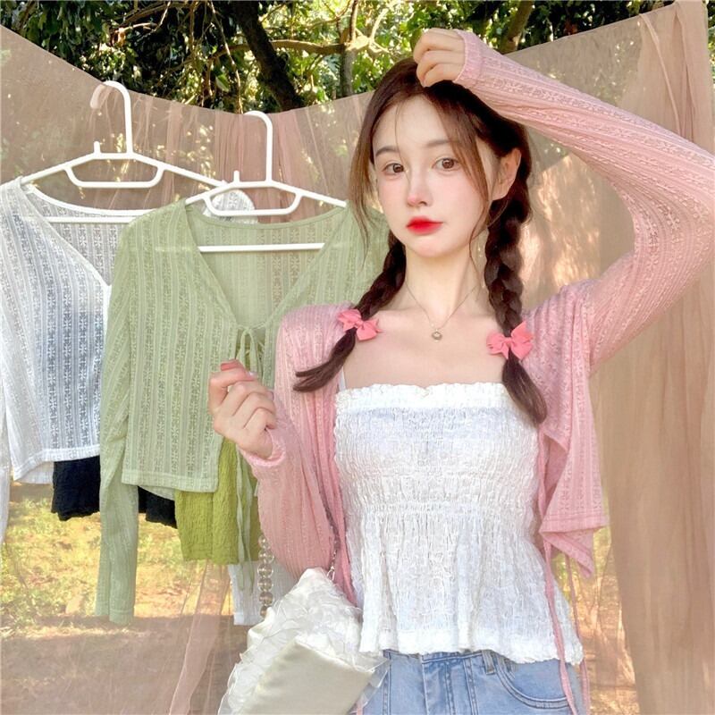 レディースサマー薄手トップス ノースリーブショート 大人ガーリー スウィート キュート カジュアル 夏物 YY-ファッション80658594598