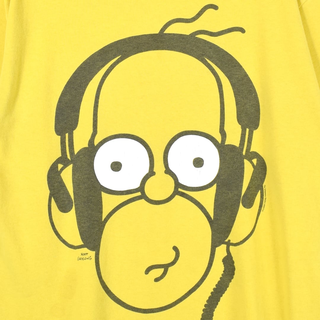 ザ・シンプソンズ 総柄 Tシャツ イエロー 00s ザ・シンプソンズ 総柄 Tシャツ イエロー 00s