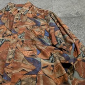 design pattern silk shirt