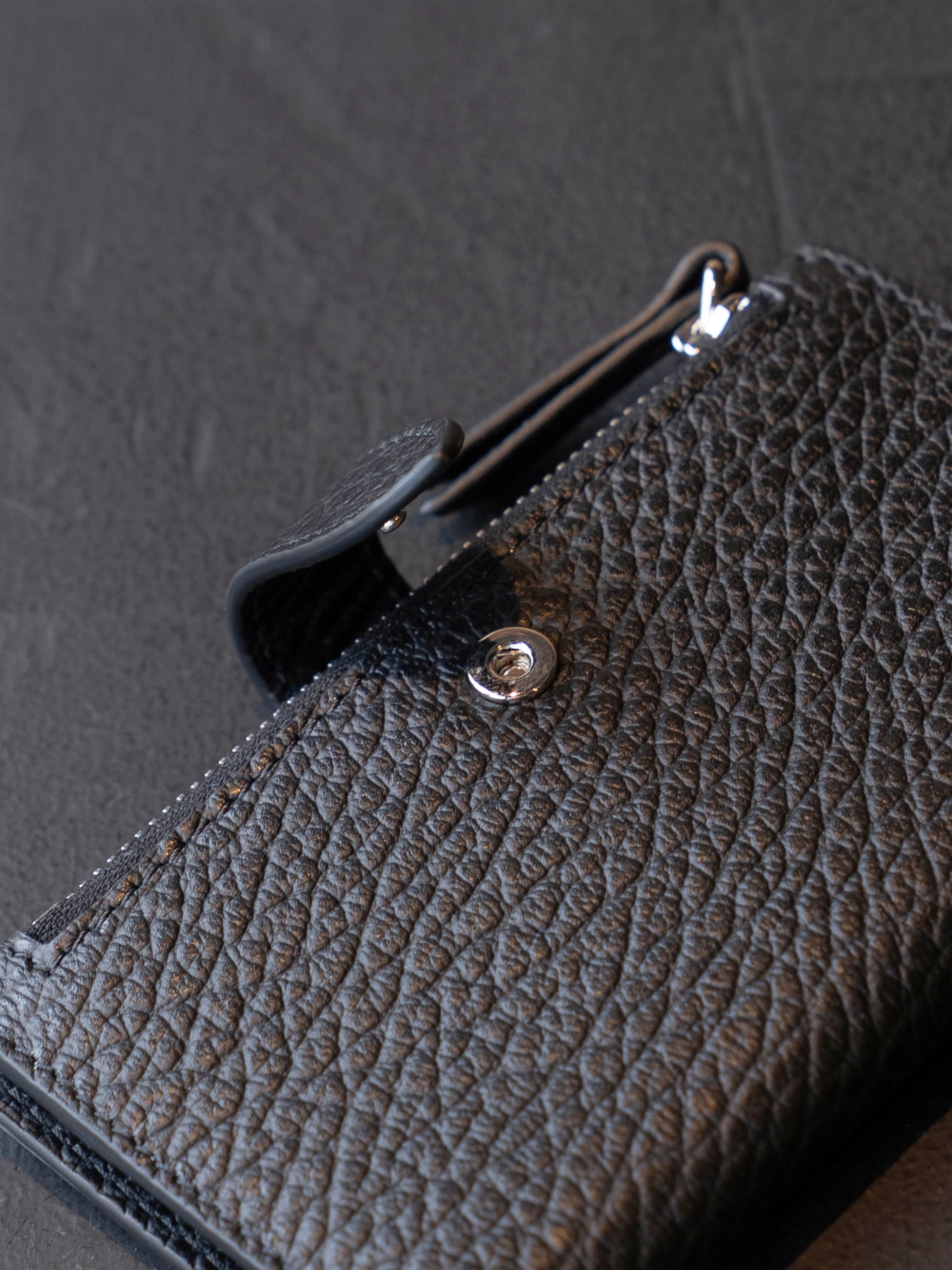MAISON MARGIELA CARD HOLDER CLIP 2 WITH ZIP Black