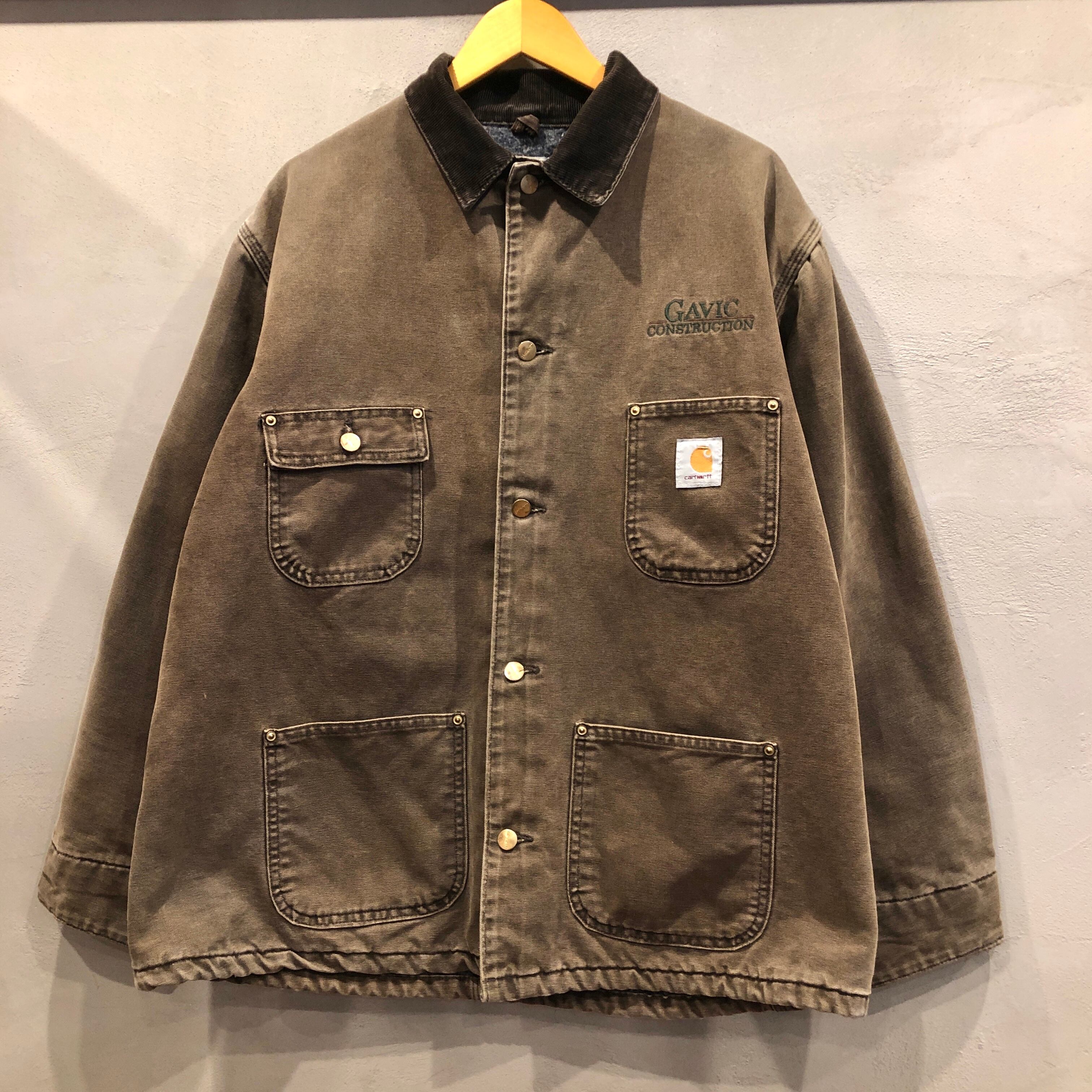⊕CARHARTT DUCK CHORE COAT BROWN L USA | safarionline