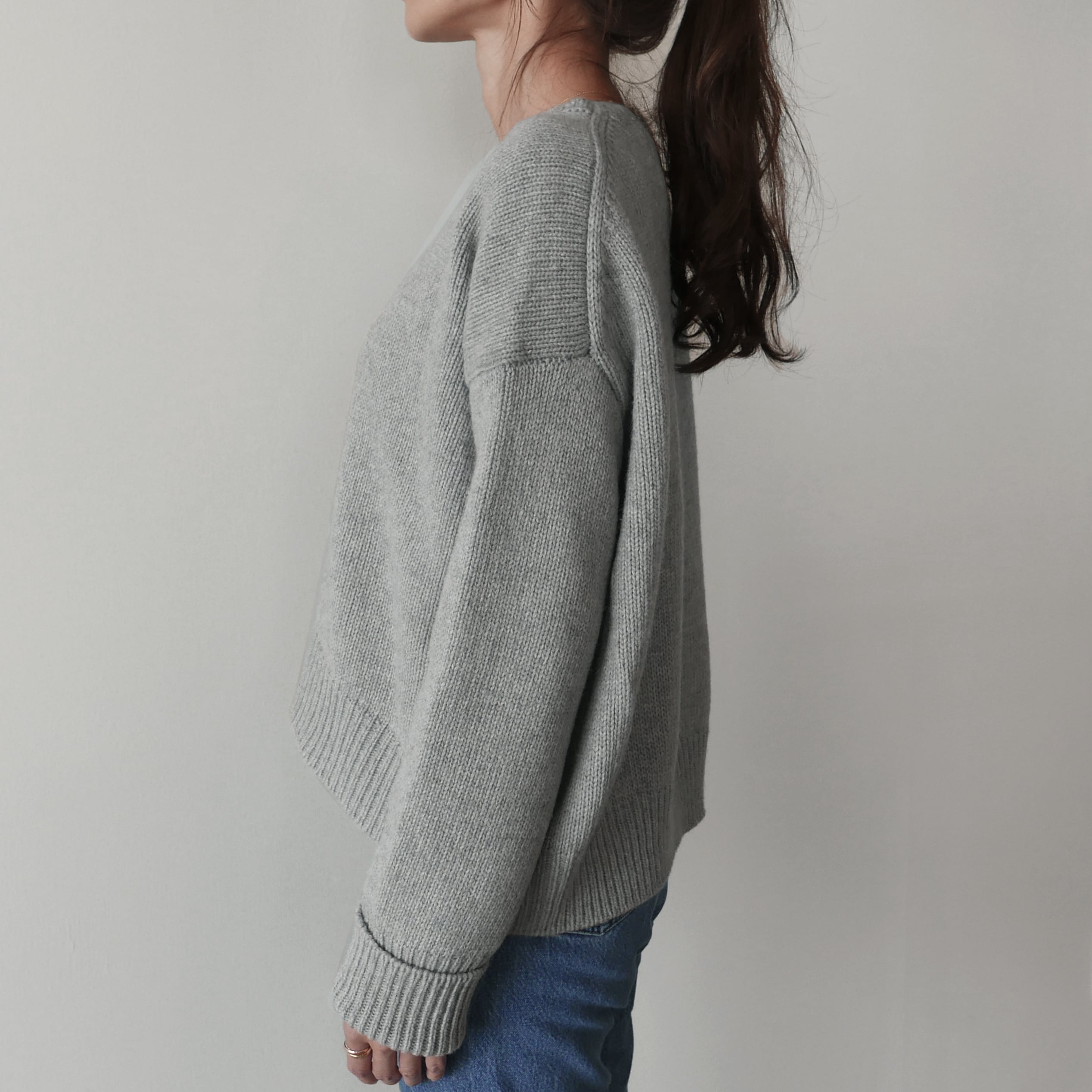 CrewNeck Knit Grey | gypsohila