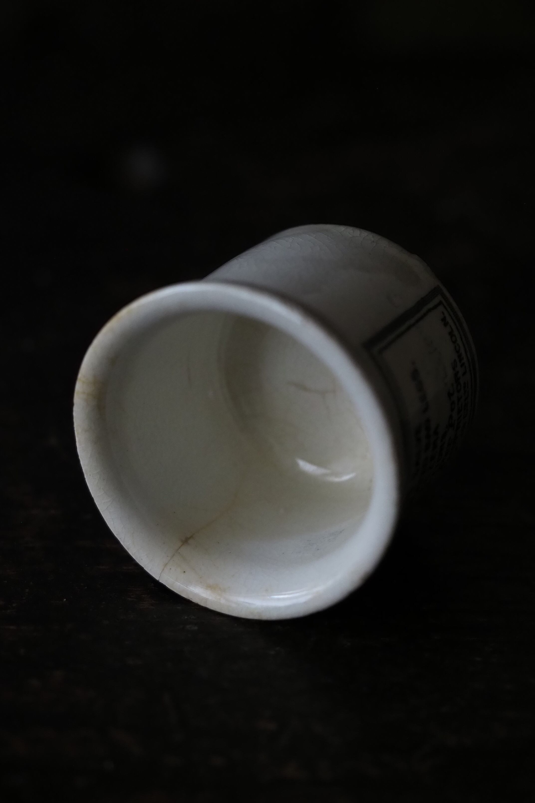 イギリス19世紀の軟膏壺-antique ointment pot | アンティーク