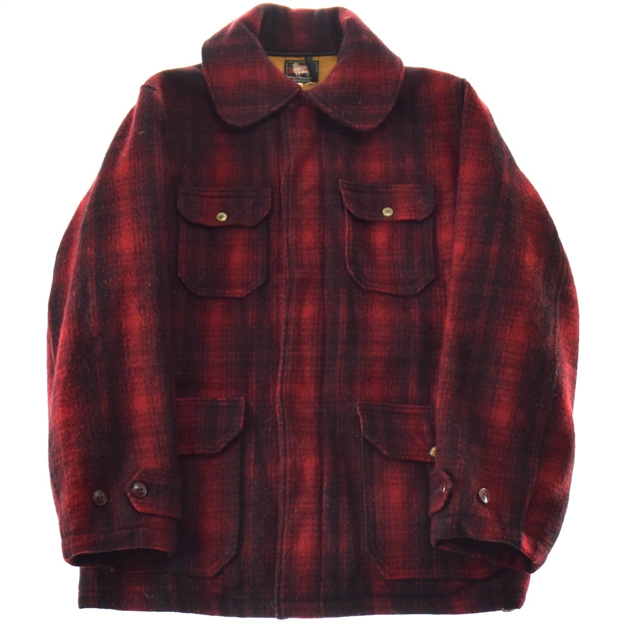 ビンテージ　WOOLRICH 2W5-9314 チェック ファー ジャケット