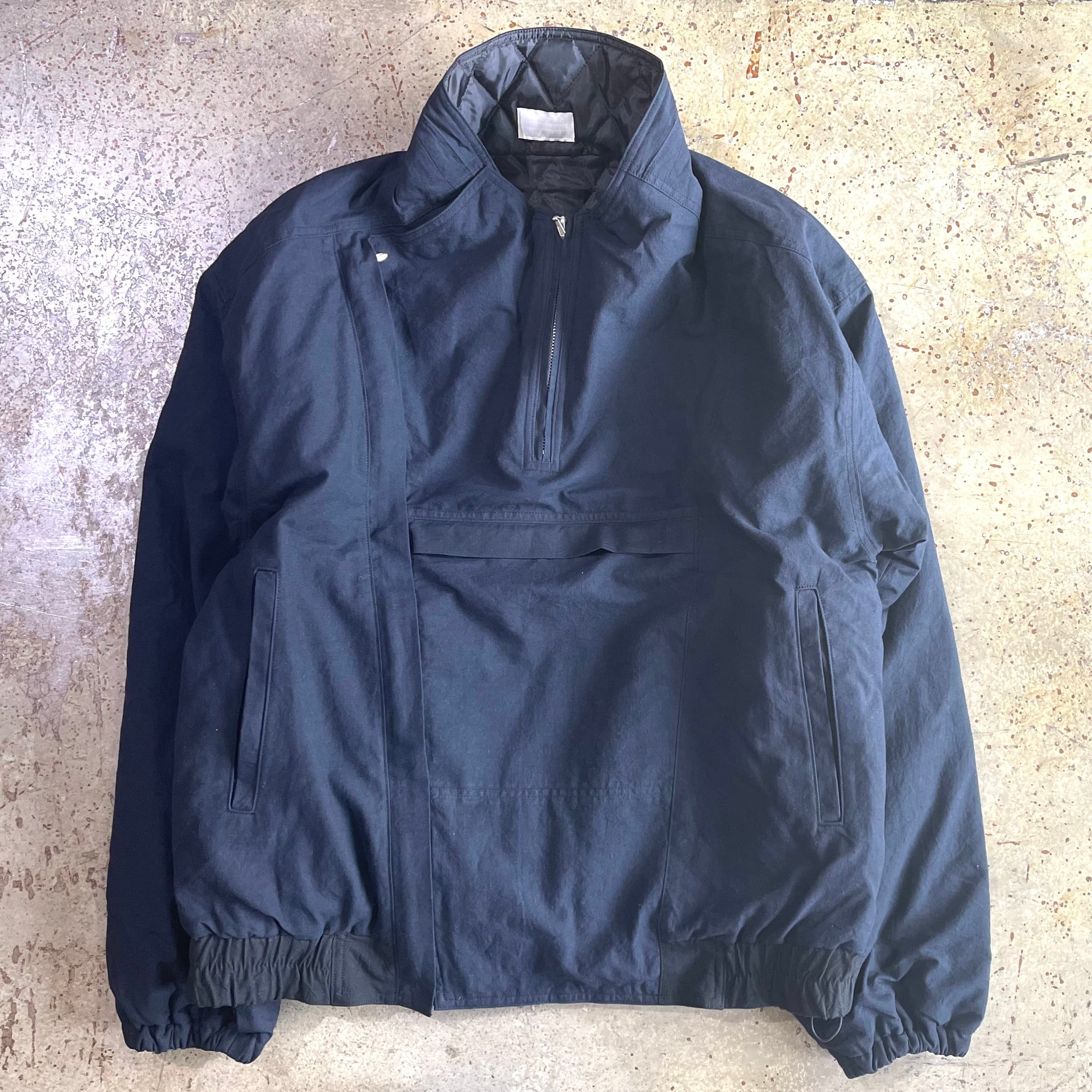 CHANGES / 2way ZIP UP blouson / navy x black