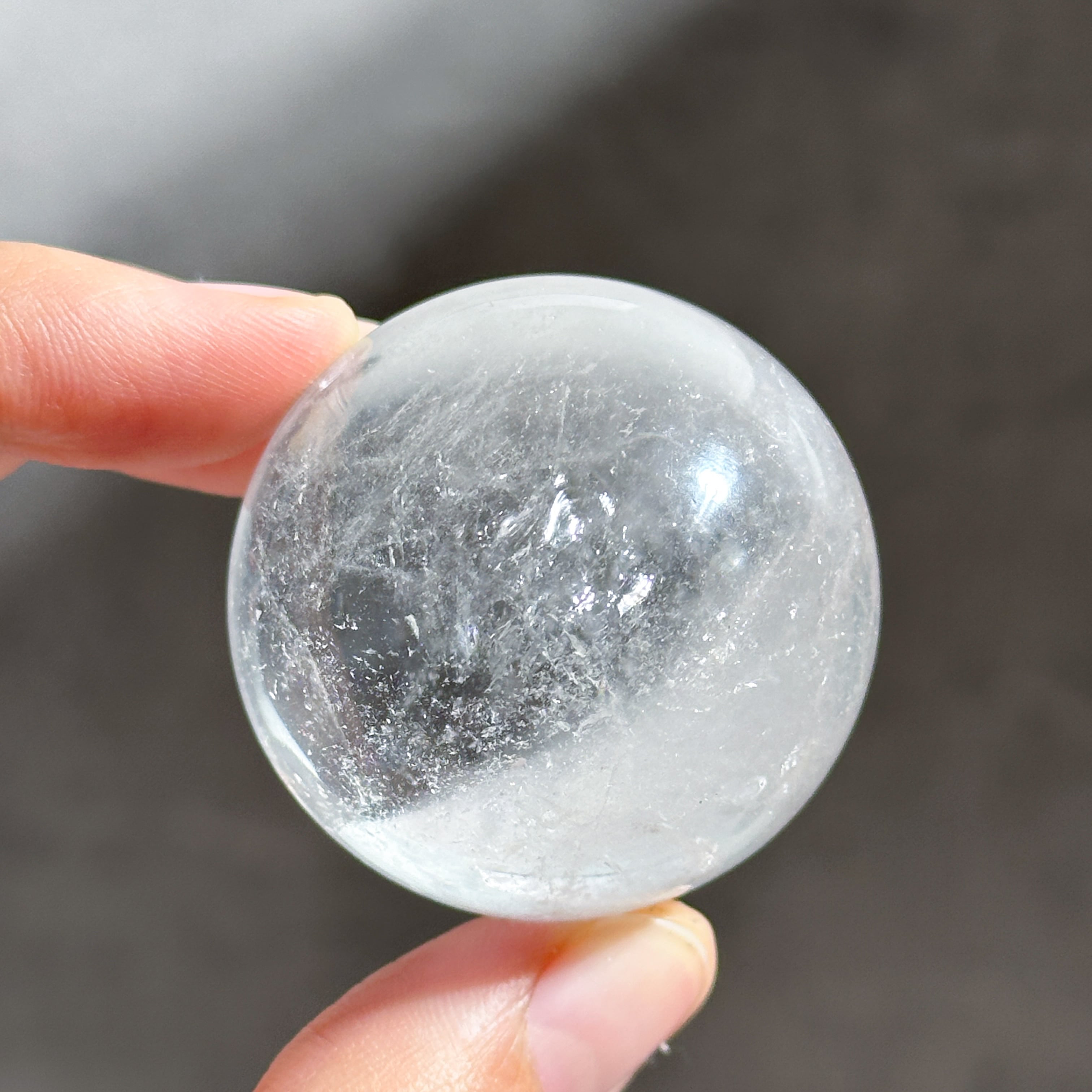水晶＊クリアクリスタル＊5.9cmスフィア＊パワーストーン天然石 水晶＊クリアクリスタル＊5.9cmスフィア＊パワーストーン天然石 【公式
