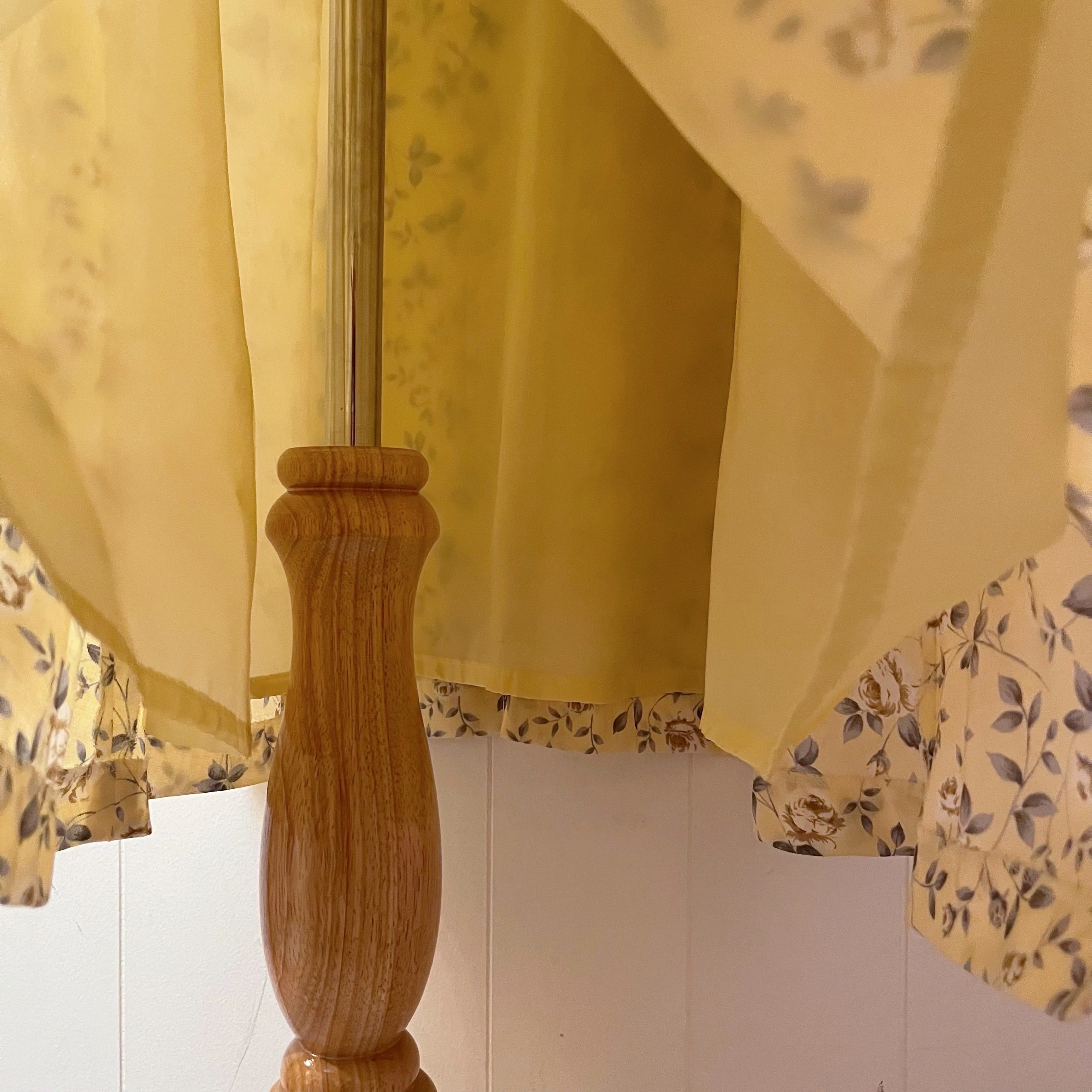 yellow white rose flare one-piece