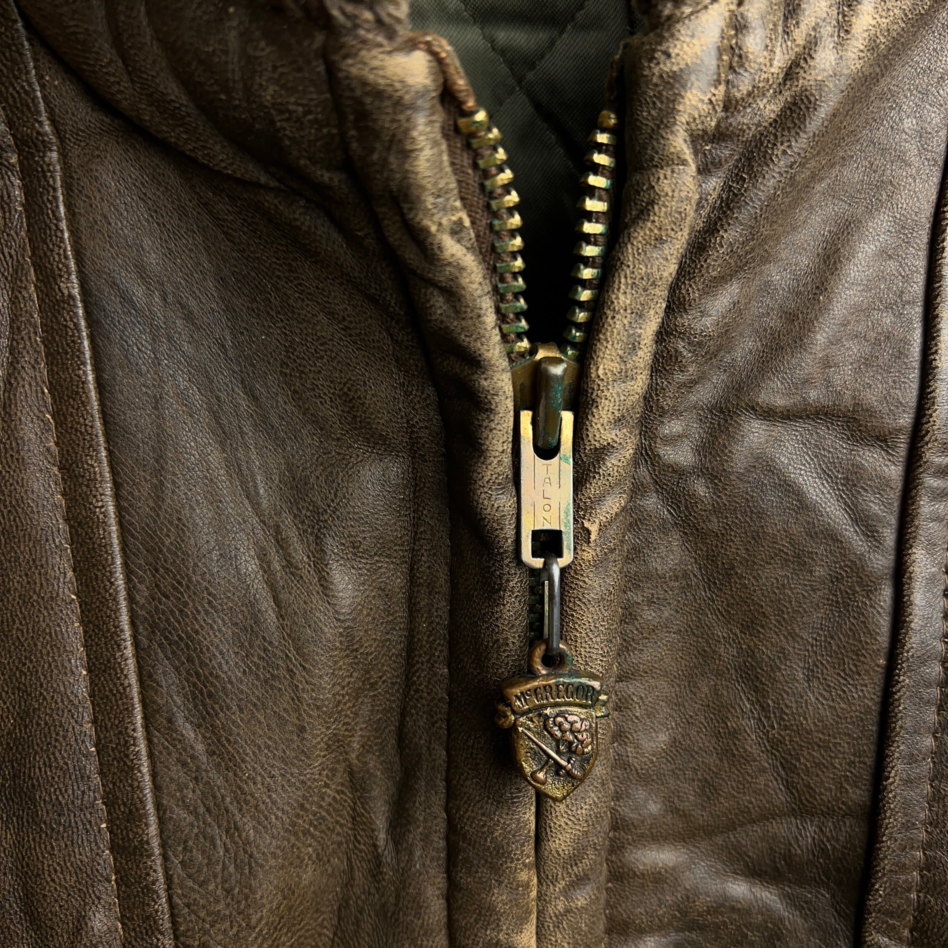 50's~60's McGREGOR Leather×Knit Jacket 50年代 60年代 50's~60's McGREGOR Leather×Knit Jacket 50年代 60年代