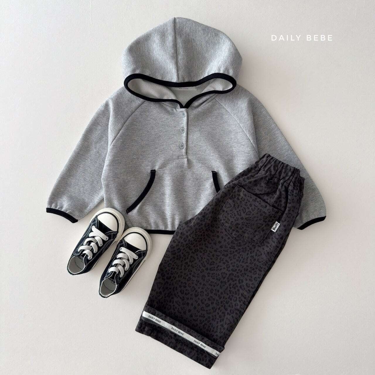 【取寄】Dailybebe カラーペンシルパーカー｜秋服｜韓国子供服｜26/AT